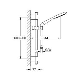 Душевой гарнитур Grohe Rainshower Icon (27277001) хром