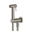 Гигиенический комплект с запорным вентилем Remer X Style INOX SS338M332ON, нержавеющая сталь