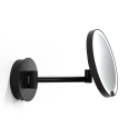 Косметическое зеркало Decor Walther Round (0122460), с подсветкой, черный матовый
