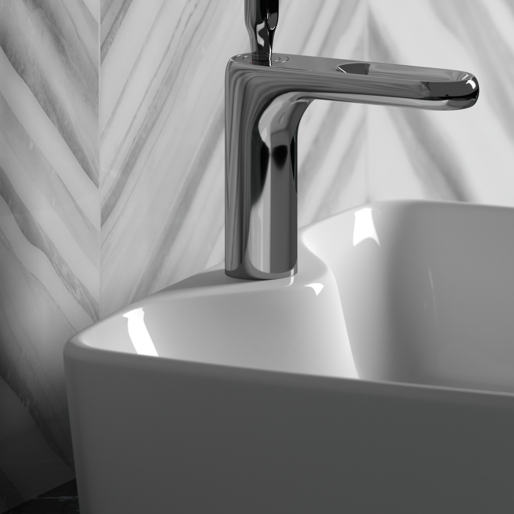 Накладная раковина Ceramicanova Element CN6033 прямоугольная 48 см