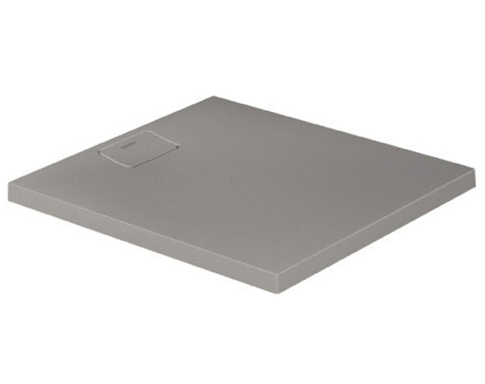 Душевой поддон из искуственного камня 80х90 см Duravit Stonetto 720145180000000, серый