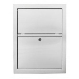 Фото Nofer 12001.S Встраиваемый в стену мусорный бак