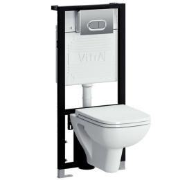 Инсталляция и унитаз Vitra S20 (9004B003-7204) белый