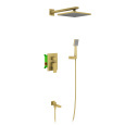 Душевая система встроенная Timo Selene SX-3069/17SM золото матовое