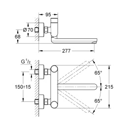 Grohe Eurosmart Cosmopolitan 36319000 Термостат для раковины, стандартный