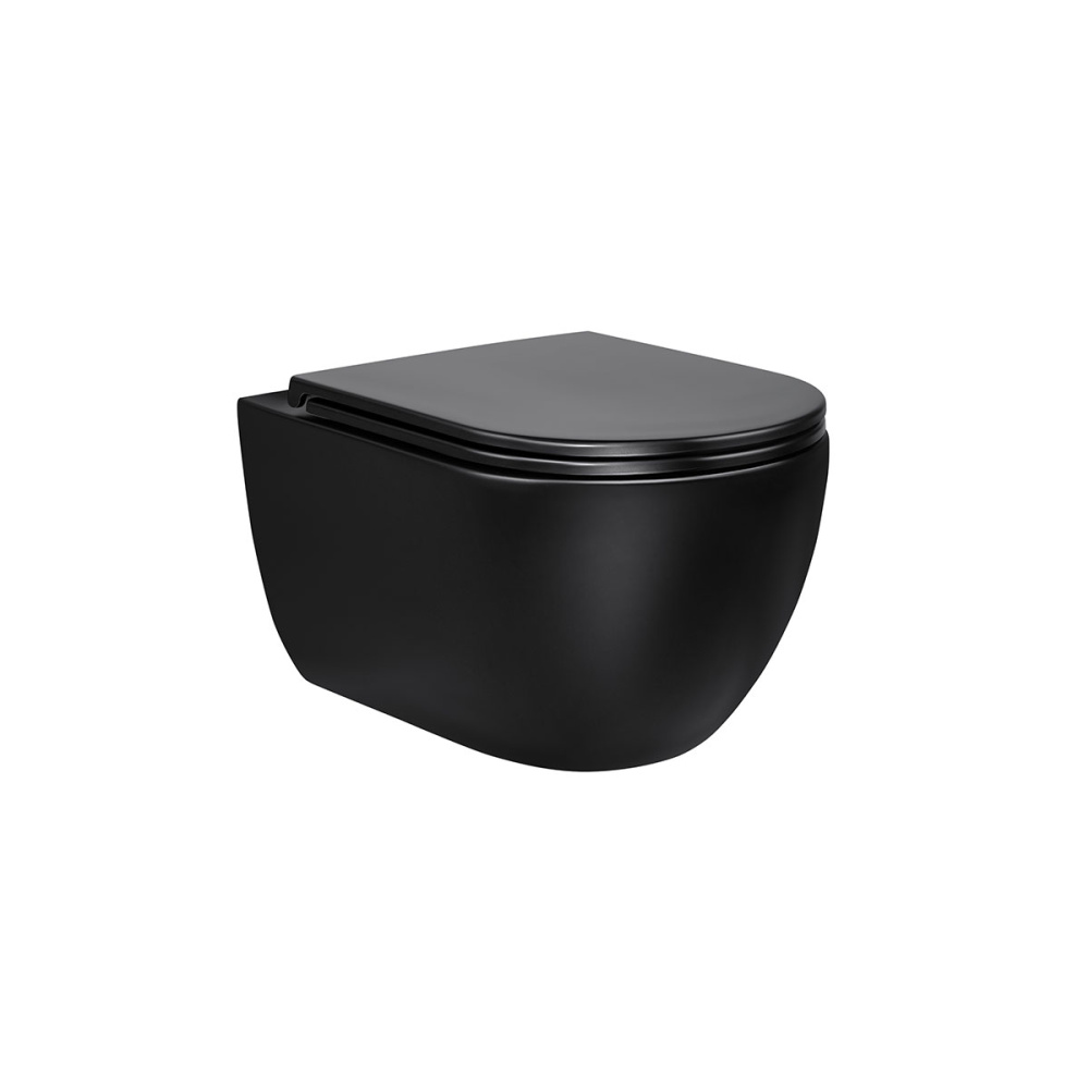 Унитаз подвесной Vincea Evo (VT1-34MB) матовый черный