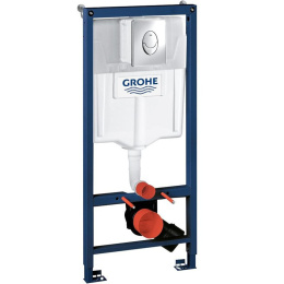 Фото Инсталляция Grohe Rapid SL 38721001 для унитаза с клавишей смыва Хром