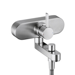 Фото Hansgrohe Axor Steel 35402800 Смеситель для ванны (нерж.сталь)