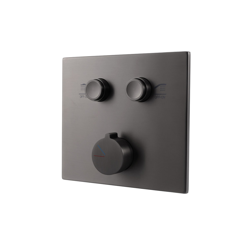 Фото Встраиваемый смеситель для душа Vincea (VSCV-421GM) вороненая сталь