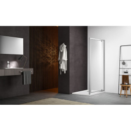 Душевая дверь Aquatek (AQNAA6211-100), цвет хром