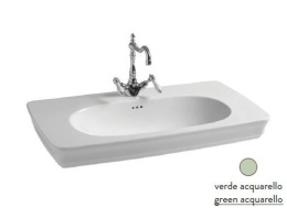 Фото Раковина подвесная 90 см ArtCeram Civitas (CIL002 35 00) зеленый