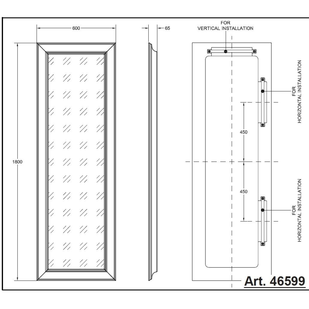 Зеркало Gessi Eleganza (46599#520)