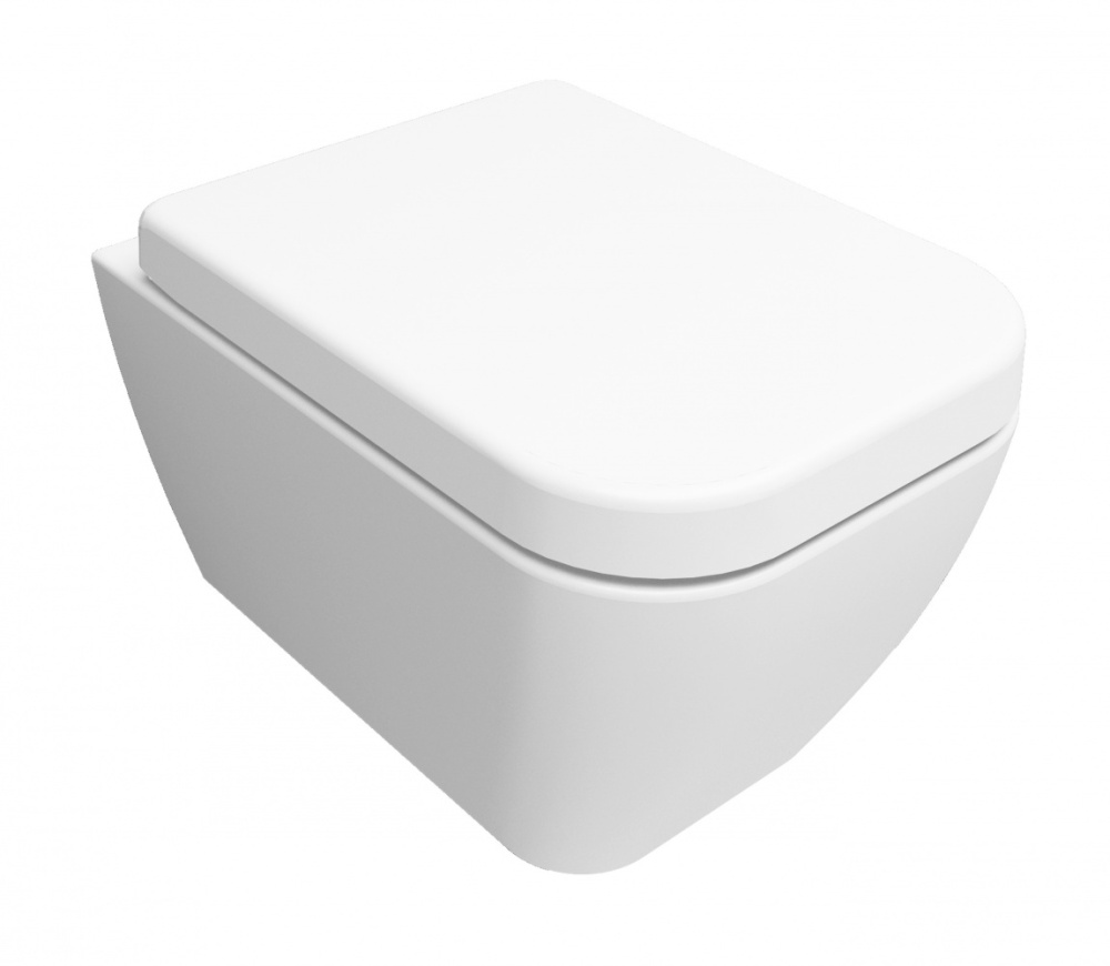 Подвесной унитаз с функцией биде Serel Rita RT26BM 35.5 x 52 x 34 см сиденье, Soft Close, белый