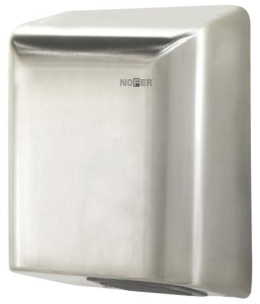 Сушилка для рук Nofer BIGFLOW 01451.S, автоматическая, из нержавеющей стали, матовая
