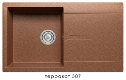Кухонная мойка POLYGRAN Gals-860 (Gals-860  № 307   терракот)