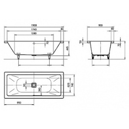 Kaldewei 235200013001 Avantgarde Conoduo 734 с покрытием Easy-Clean
