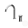 Смеситель для раковины Remer Element ET57BO, белый матовый