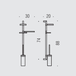 Фото Штанга с аксессуарами Colombo PLANETS B9822.CR