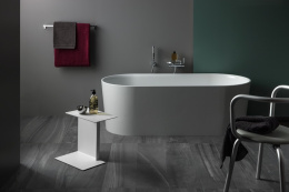 Ванна Laufen Val 2302820000001 160 х 75 см, из искусственного камня, белая