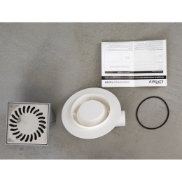 Фото Душевой трап с решеткой PAINI 125х125 425XL хром