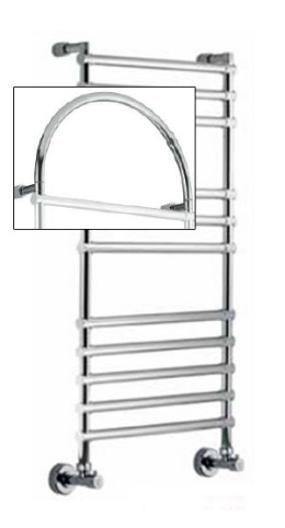 Фото Полотенцесушитель Margaroli Sole 4644711CRNA водяной, хром