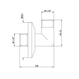 Гигиенический душ бронза NICOLAZZI DOCCIA 3406BZ75+5523BZ Готовый комплект