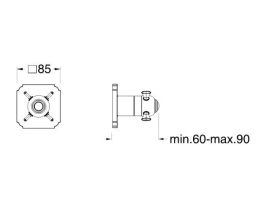Фото Cristina CANOVA XC81051 Запорный клапан для термостата
