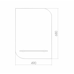 Зеркало MIXLINE Каприз-Люкс 525014