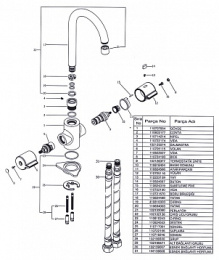 Фото E.C.A. Thermostatiuc 102108754 для кухонной мойки