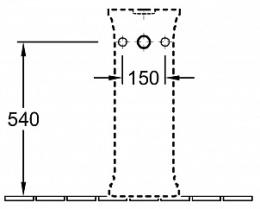 Фото Пьедестал 7285 00 R1 VILLEROY&BOCH AMADEA