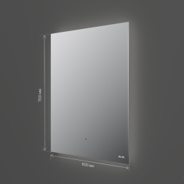 Фото Зеркало с Led подсветкой Am.Pm X-Joy (M85MOX10601S) Серый металлик