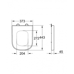 Grohe Euro Ceramic 39331001 Сиденье с крышкой для унитаза