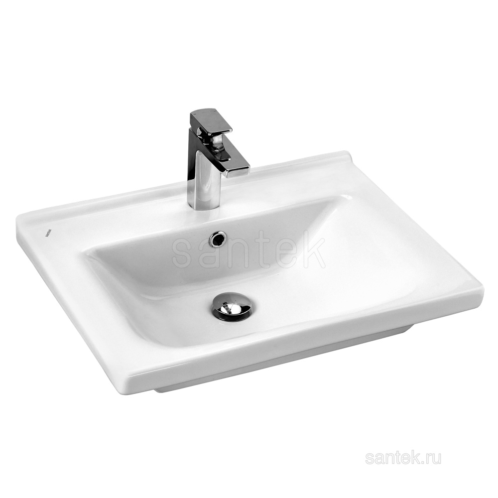 Раковина Santek Миранда 60 1WH302421 отверстие под смеситель