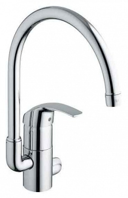 Фото Eurosmart Смеситель однорычажный для мойки с запорным вентилем