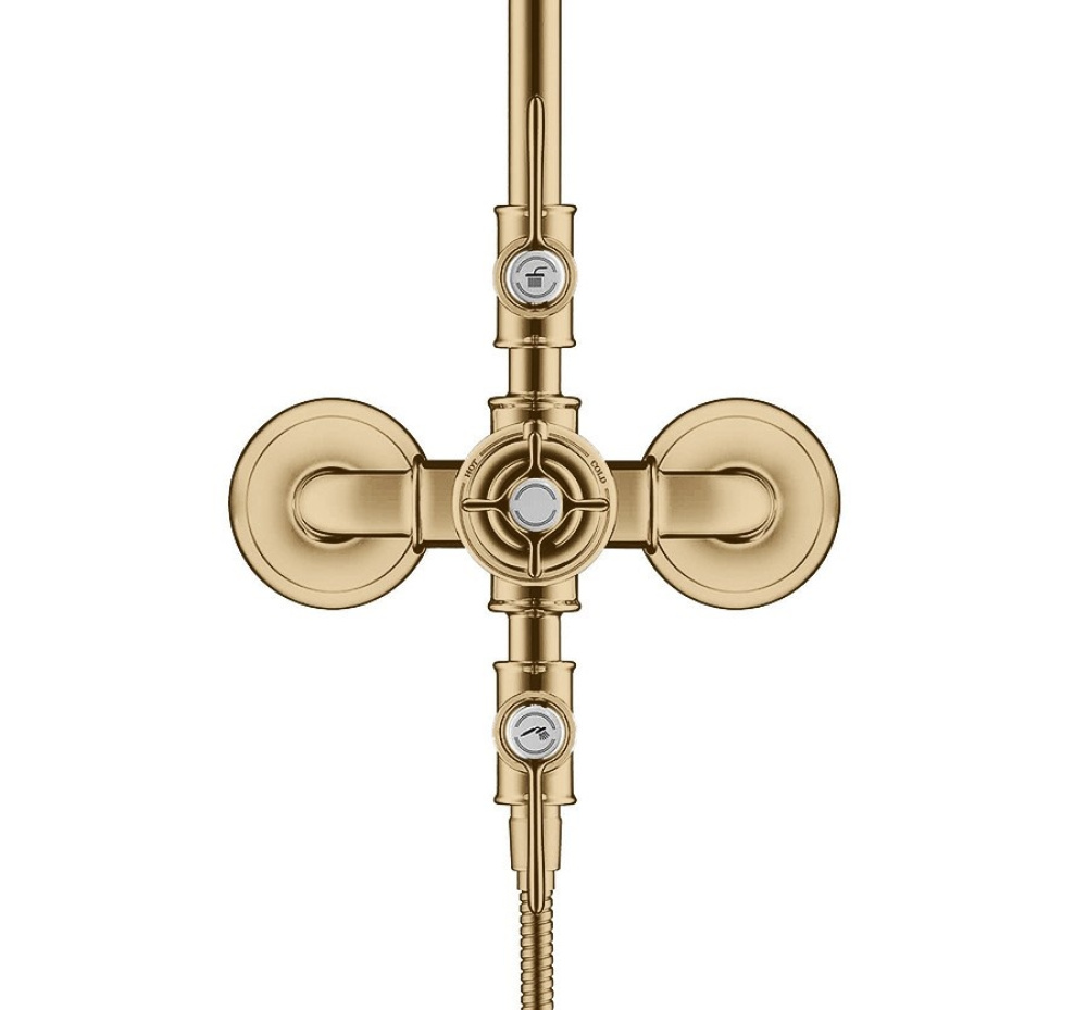 Фото Душевая система Axor Montreux (16572130) бронза