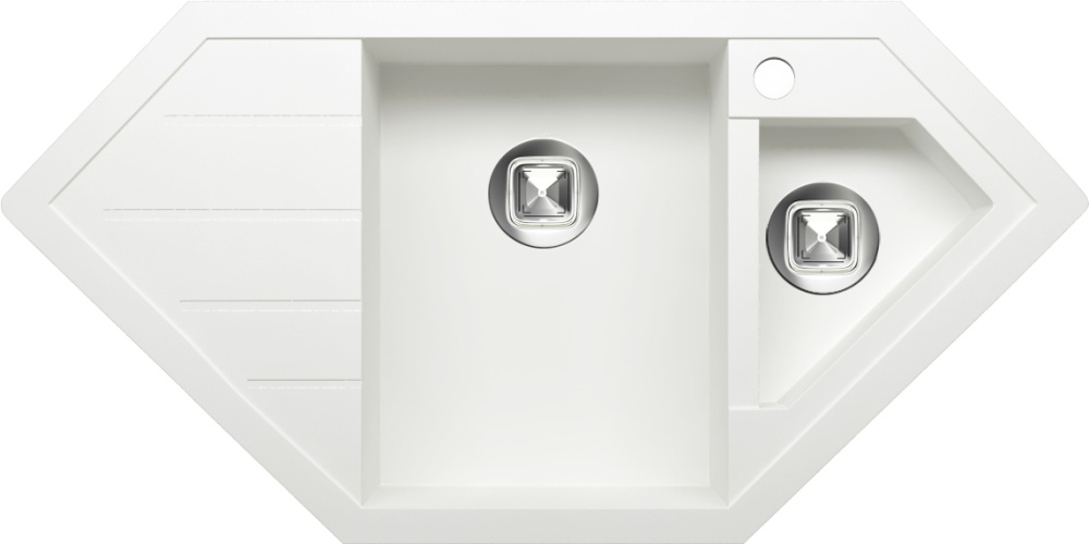 Фото Кухонная мойка TOLERO R-114 (R-114 №923 (Белый))