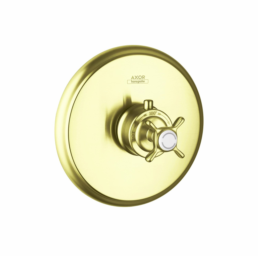 Фото AXOR Montreux 16810950 Центральный термостат (шлифованная латунь)