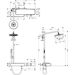 Душевая система Axor Bouroullec (19670400)