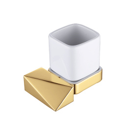 Фото Стакан для зубных щеток Boheme New Venturo (10314-G) хром, черный