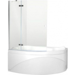 Шторка для ванны Aquanet Beta 2 NF7221-2 hinge R, прозрачное стекло