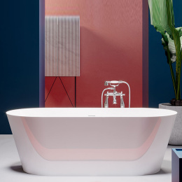 Фото Акриловая ванна 180x80 Gruppo Treesse (V388BL) овальная, отдельностоящая