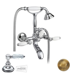 Фото Смеситель Nicolazzi Monterosa 1801BZ32, ручка ручка с кристаллом Swarovski