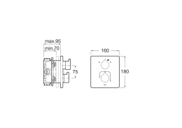 Фото Термостат для ванны Roca Insignia (5A0C3AC00) хром