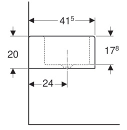 Фото Раковина Geberit Bambini 90 430200016