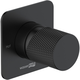 Фото Смеситель для душа WasserKRAFT Fulda (5251) Черный матовый