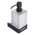 Диспенсер для жидкого мыла Boheme Q (10957-CR-B) хром, черный