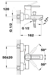 Teka Ares 231220200 Смеситель для ванны
