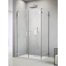 Душевая стенка Radaway Arta S 2 80 боковая профиль Хром стекло прозрачное 386110-03-01