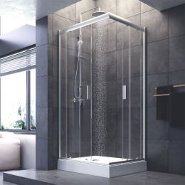Душевое ограждение 100х80 Am.Pm Gem (W90G-404-100280-MT) прозрачный