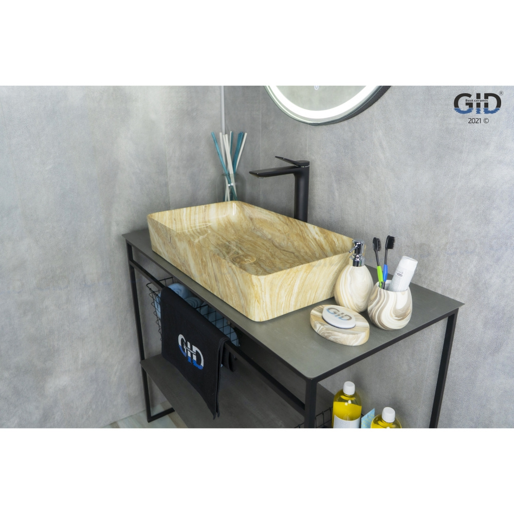 Раковина накладная Gid Mnc595
